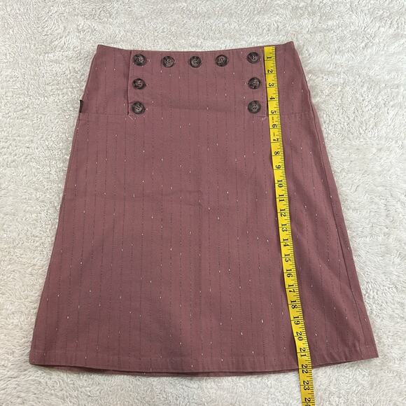Geek Boutique dusky rose sailor pants a line midi skirt, size small - Picture 3 of 7